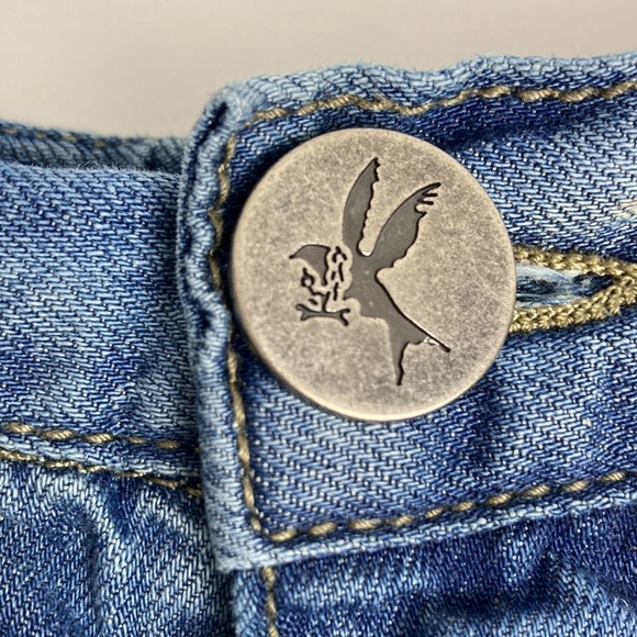 One Teaspoon Denim Chambray Pull-on Shorts Elastic Waist XS Vacation Beach Baggy - Picture 6 of 16